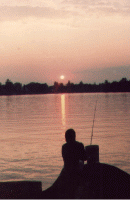 Fishing at Perch Rock in Averill Park NY